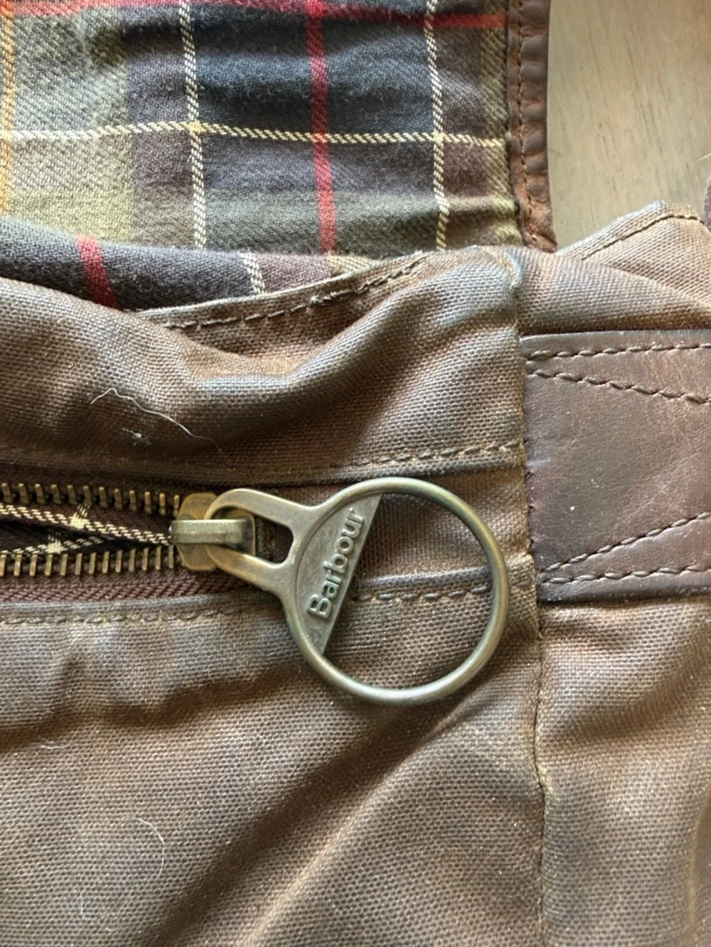 Barbour canvas and leather Messenger Bag with Adjustable Strap